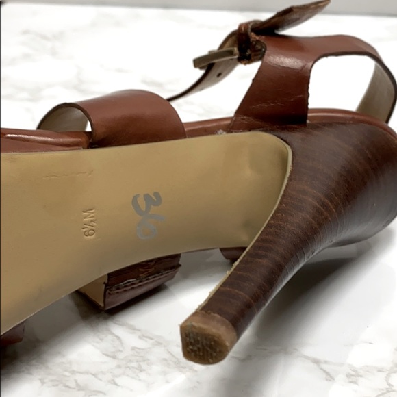 Guess Brown Platform Open Toe Stiletto - Picture 7 of 7